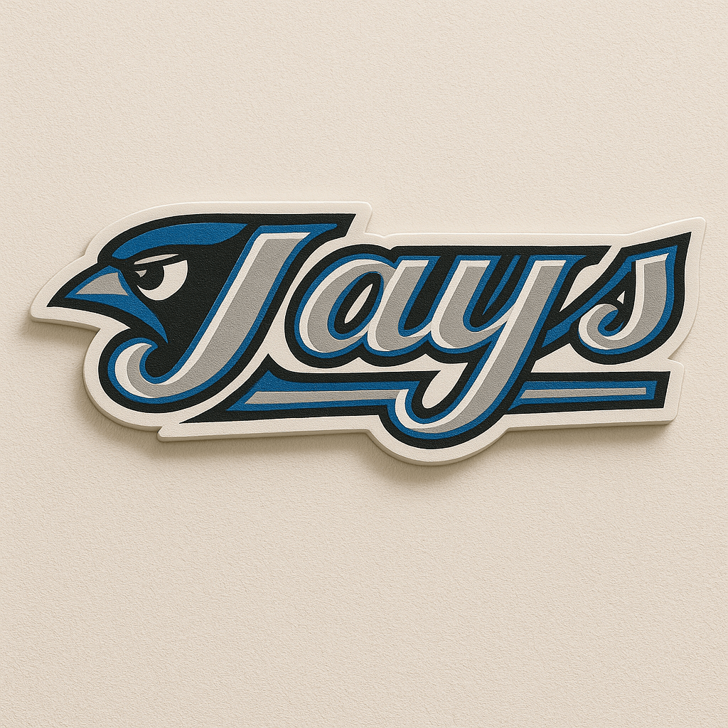 Toronto Blue Jays 2000s Retro 3D Wall Plaque - Sign Guy