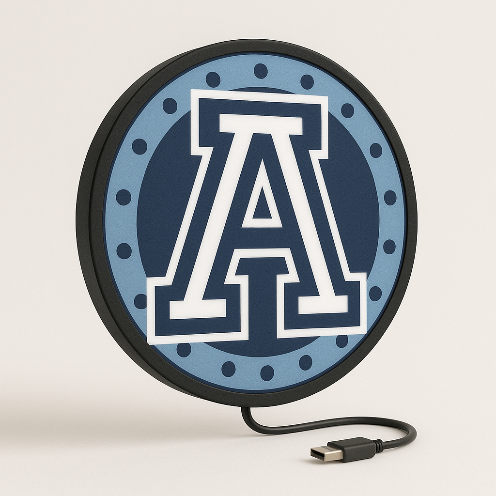 Toronto Argonauts Alternate Design LED Sign shown in daylight