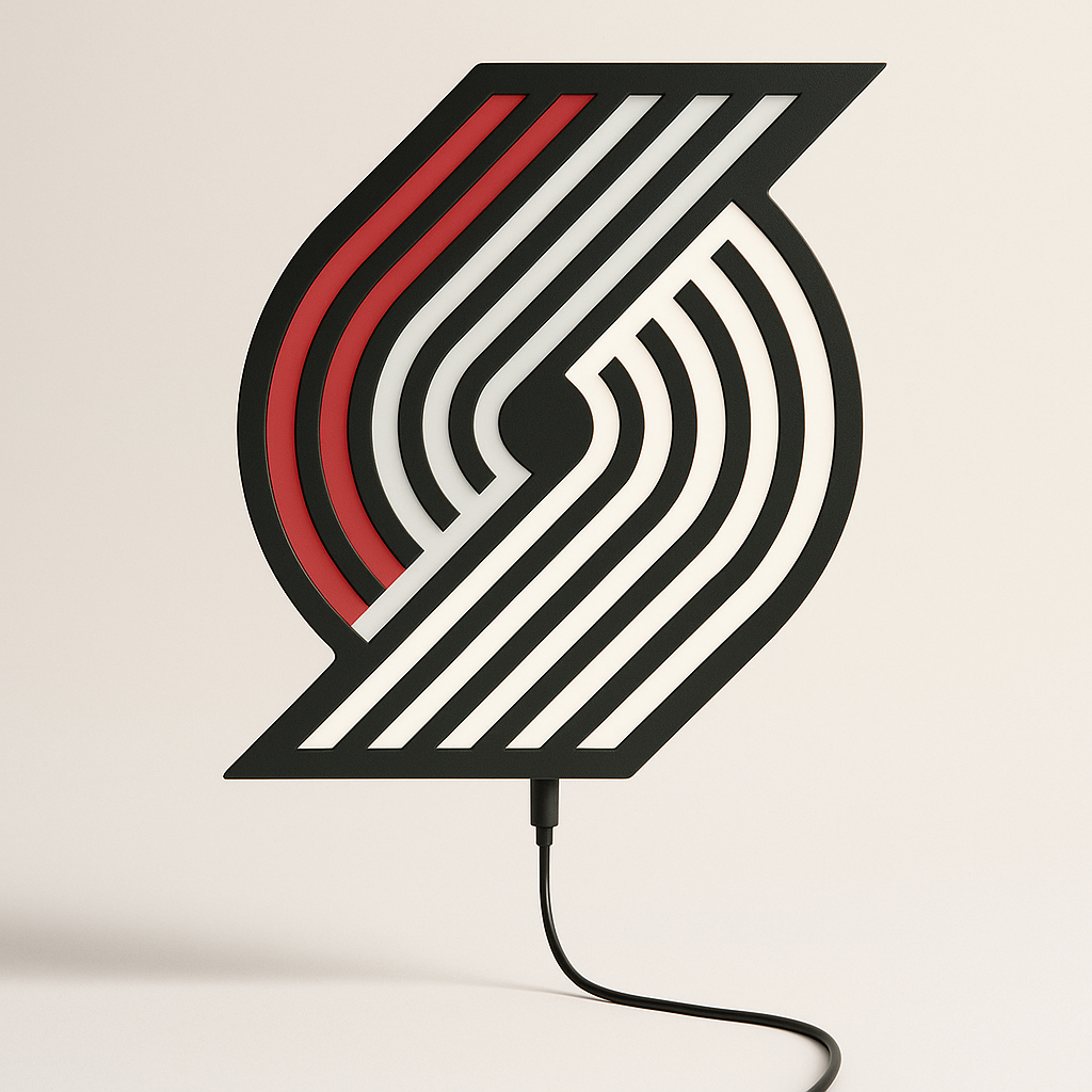 Portland Trail Blazers LED Sign shown in daylight