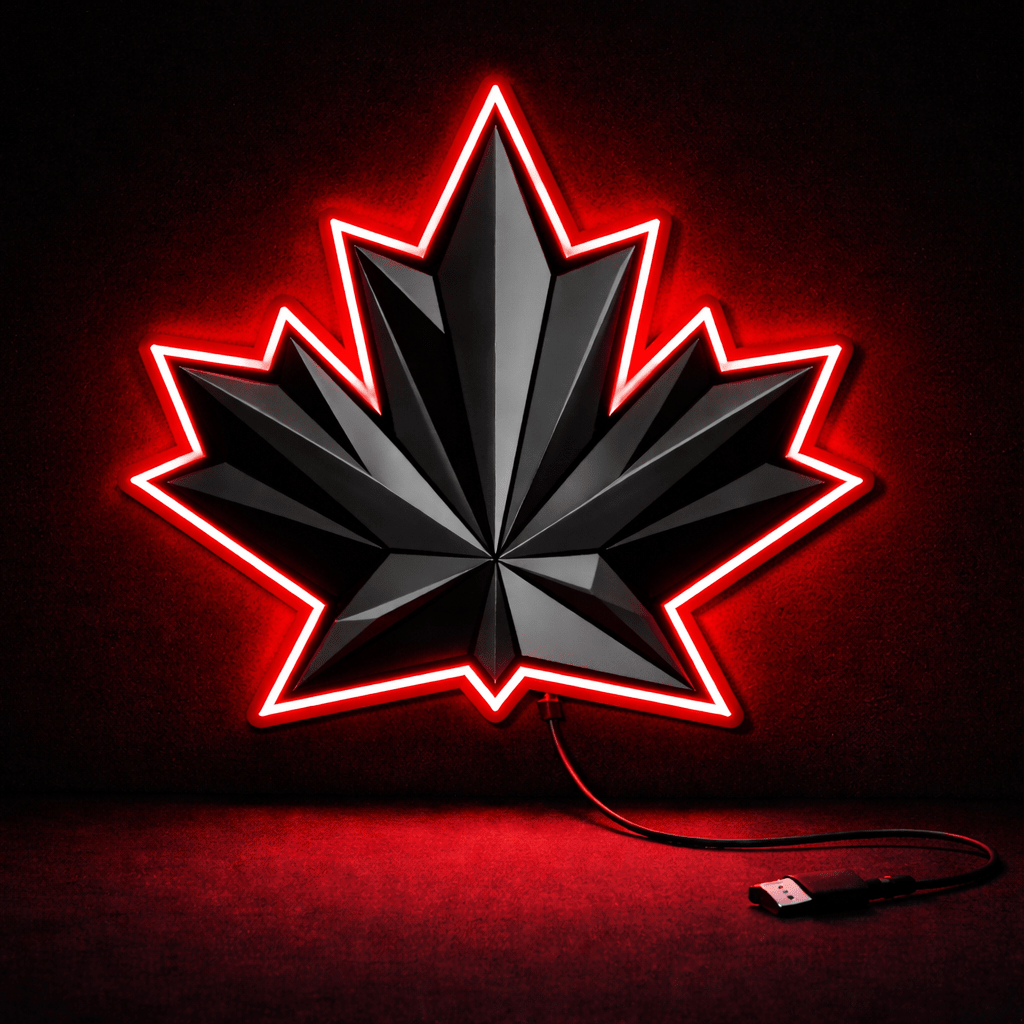 Team Canada 2026 Olympics LED Bar Light - Sign Guy