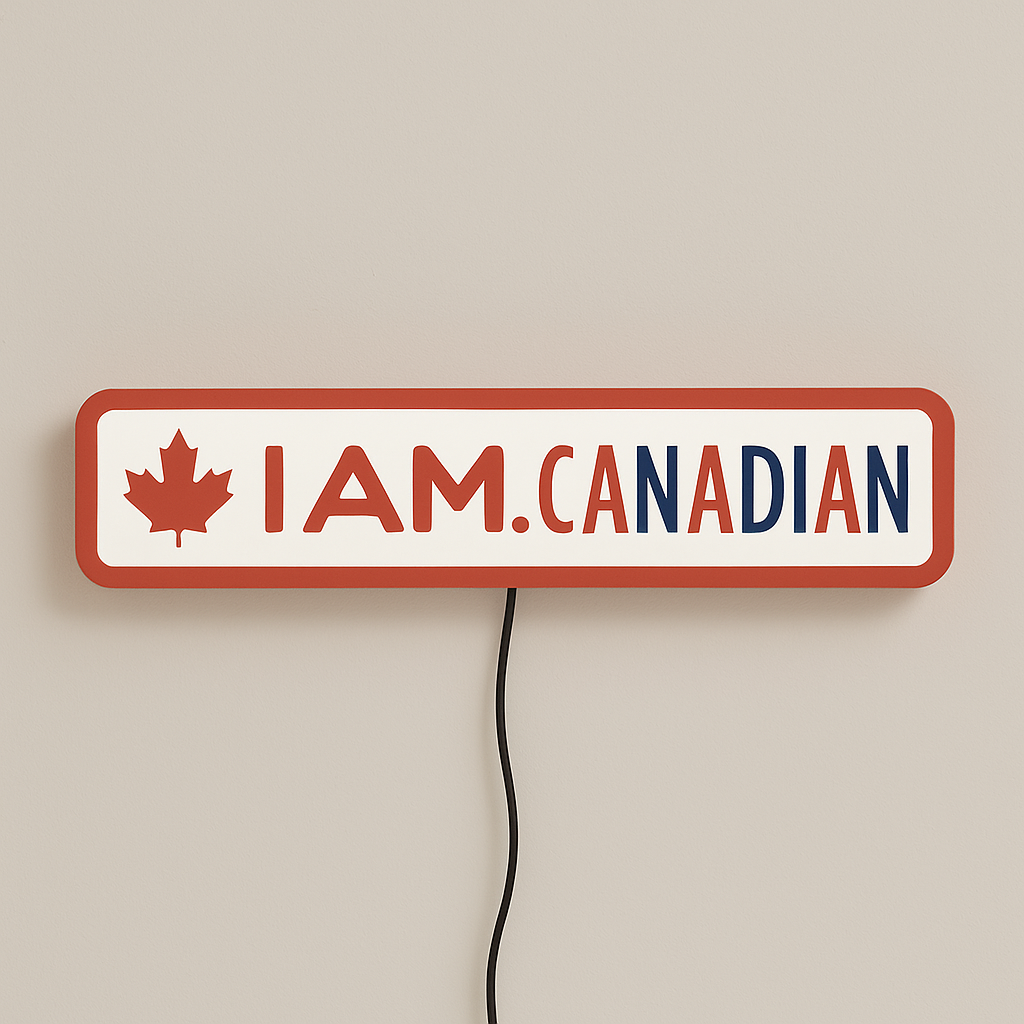 I AM CANADIAN LED Bar Light