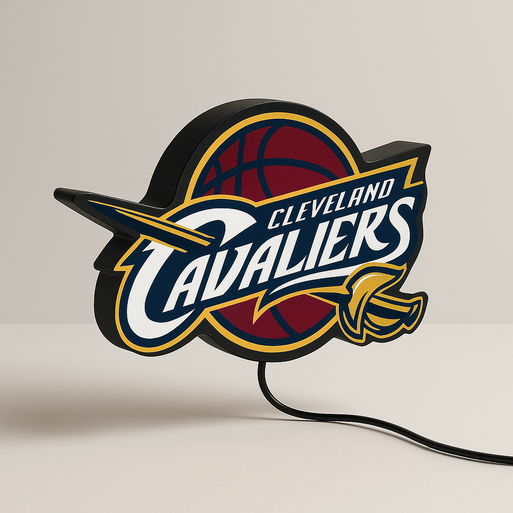 Cleveland Cavaliers LED Sign shown in daylight