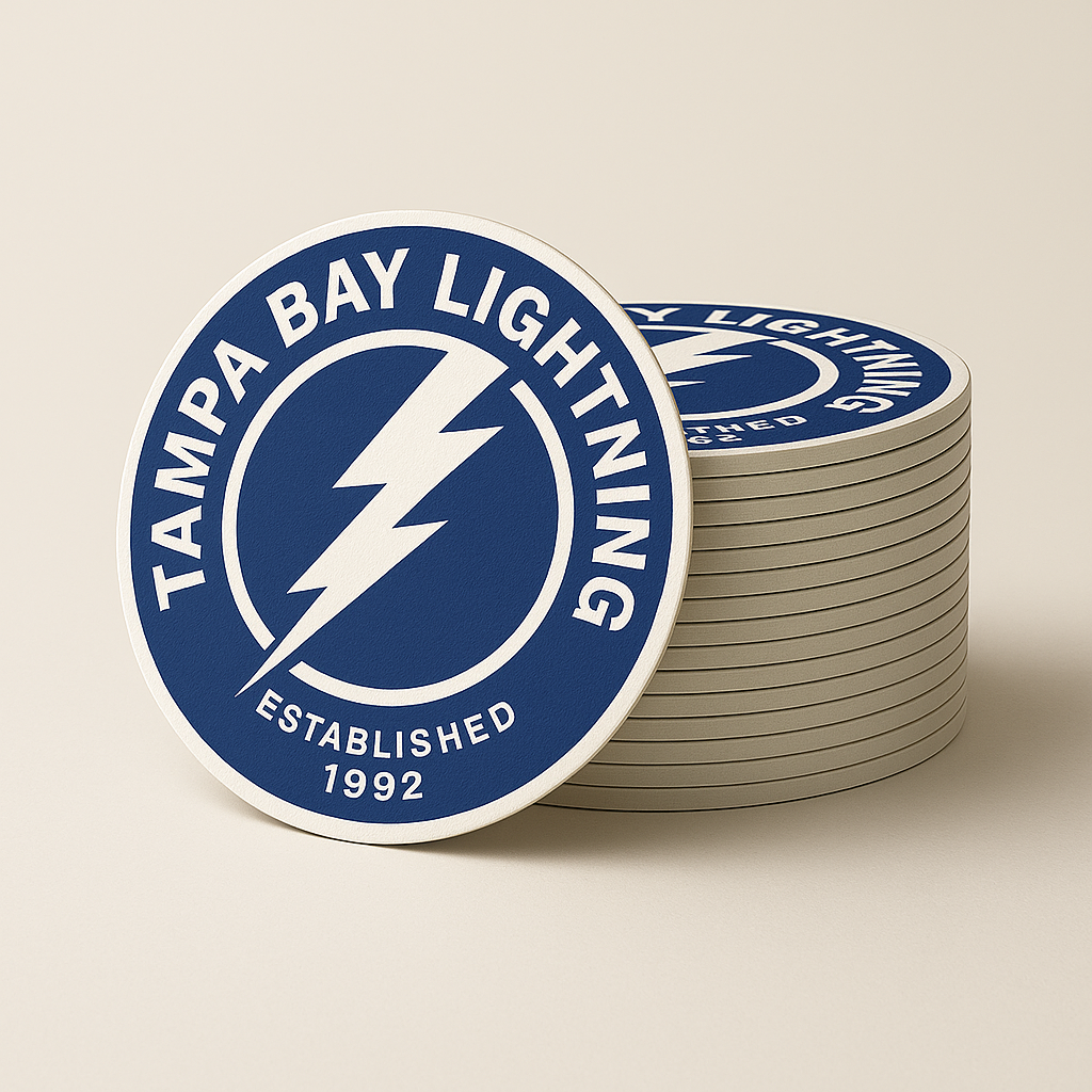Tampa Bay Lightning Drink Coasters (4 Pack)