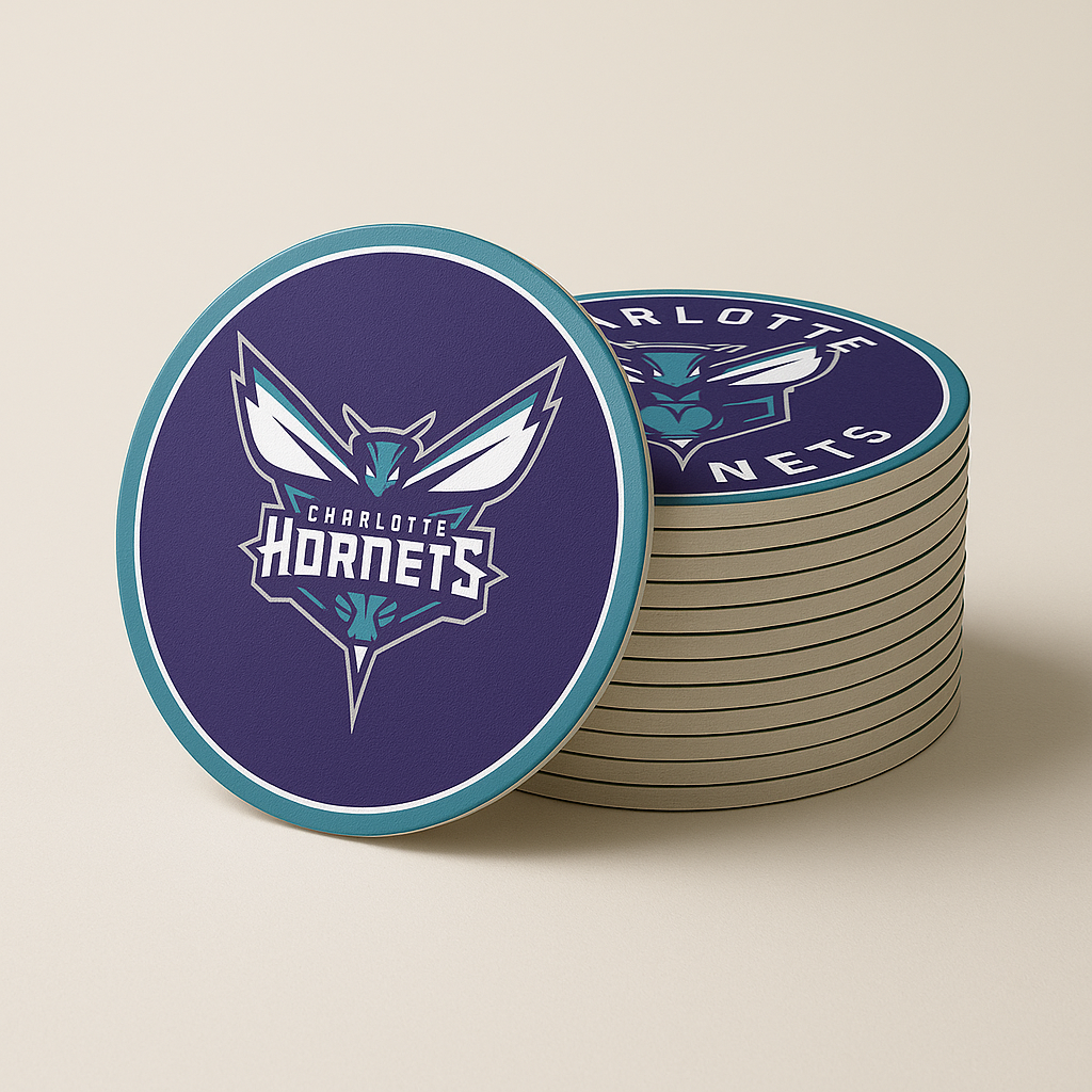 Charlotte Hornets Drink Coasters (4 Pack)