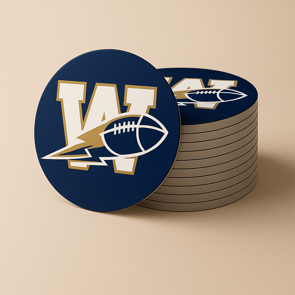 Winnipeg Blue Bombers Drink Coasters (4 Pack)