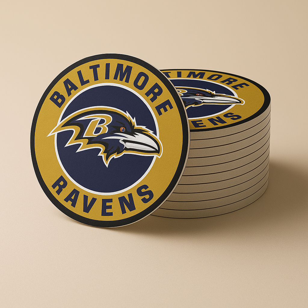 Baltimore Ravens Drink Coasters (4 Pack)