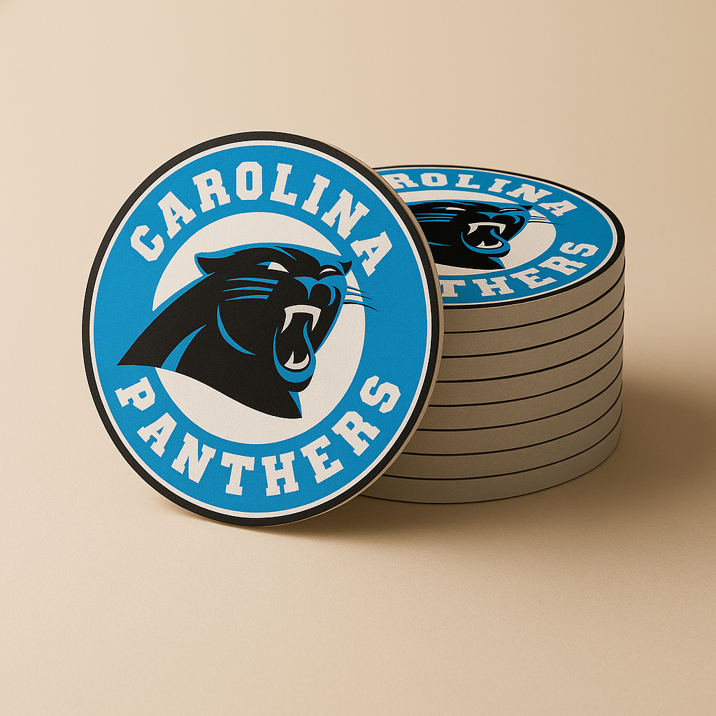 Carolina Panthers Drink Coasters (4 Pack)