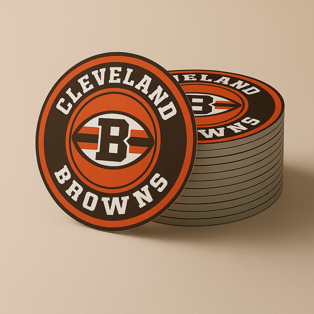 Cleveland Browns Drink Coasters (4 Pack)