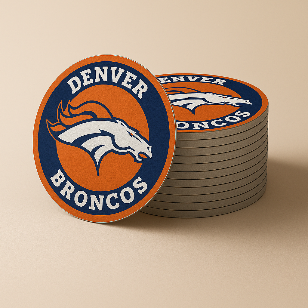 Denver Broncos Drink Coasters (4 Pack)