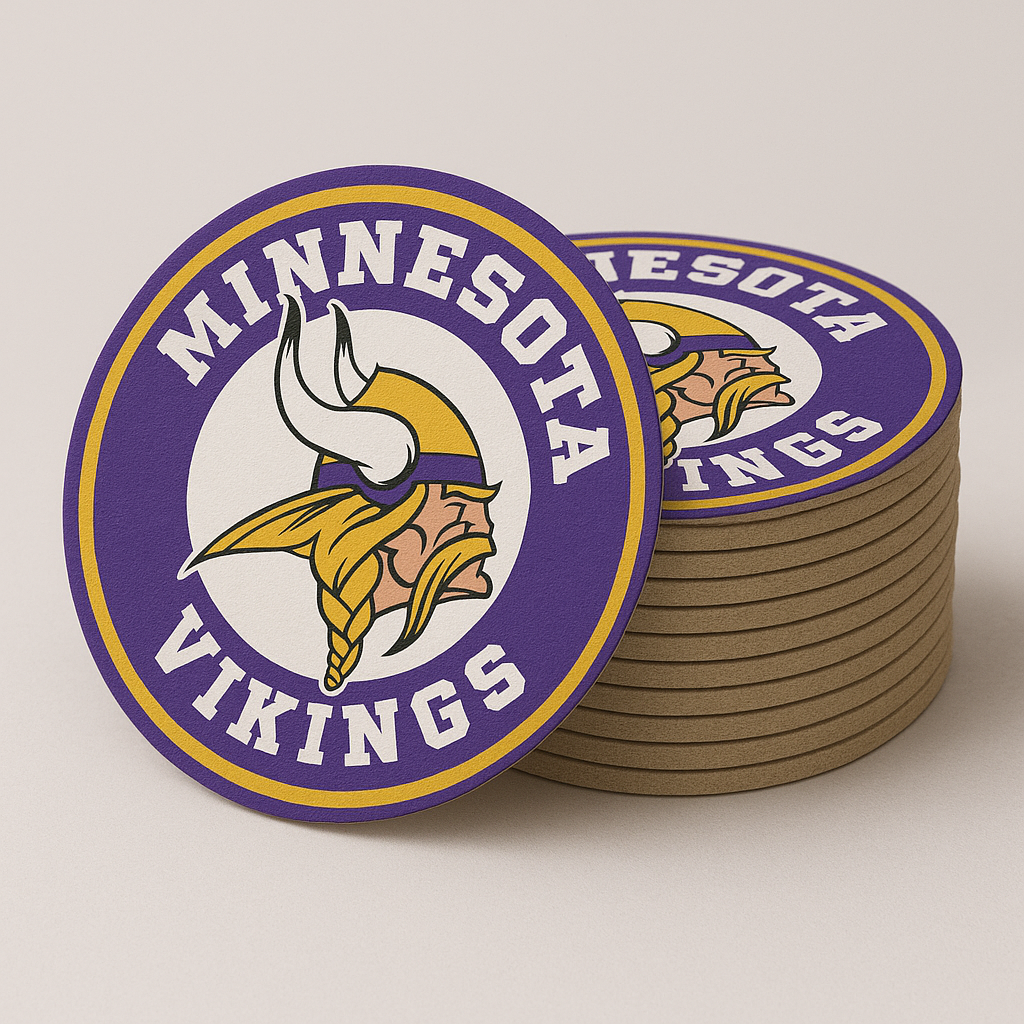 Minnesota Vikings Drink Coasters (4 Pack)