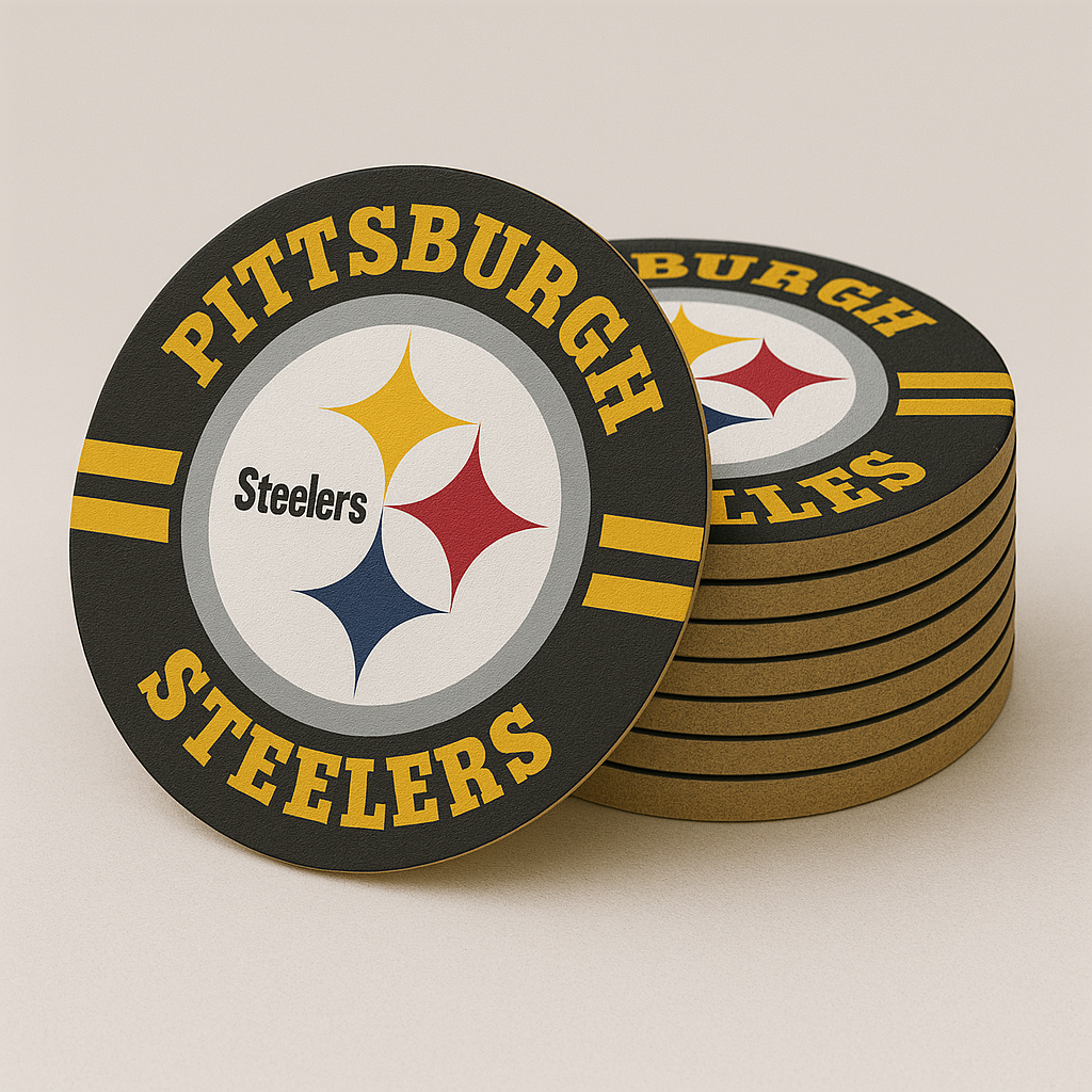 Pittsburgh Steelers Drink Coasters (4 Pack)