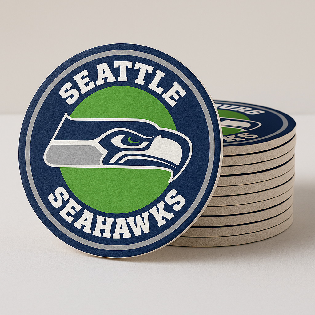 Seattle Seahawks Drink Coasters (4 Pack)