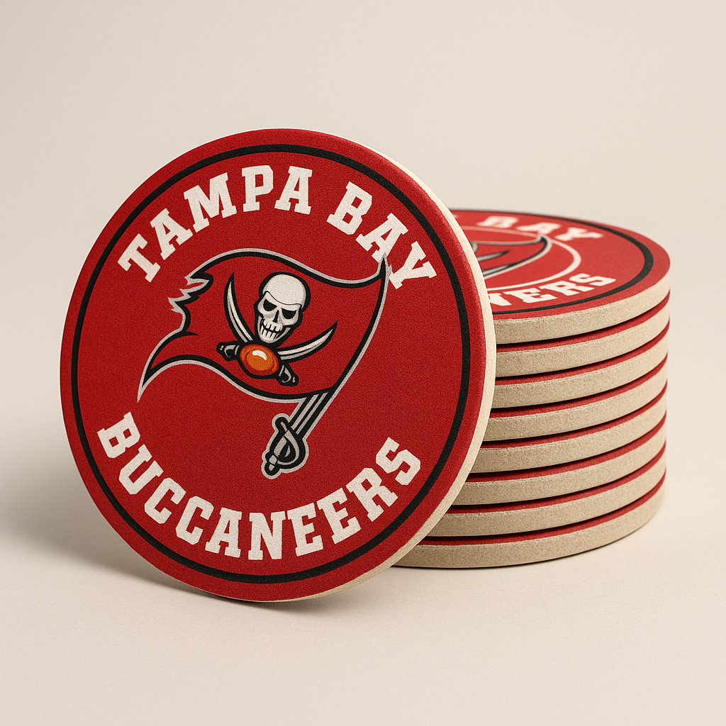 Tampa Bay Buccaneers Drink Coasters (4 Pack)