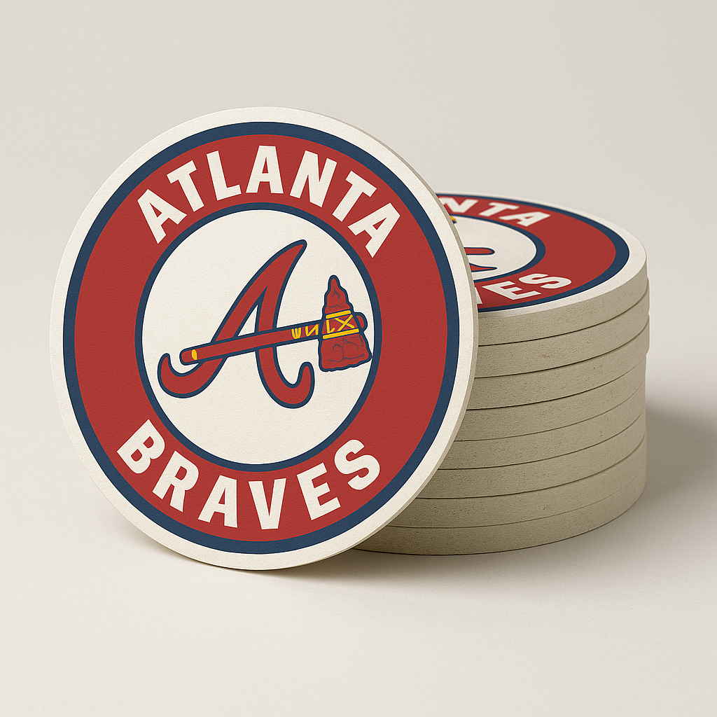 Atlanta Braves Drink Coasters (4 Pack)