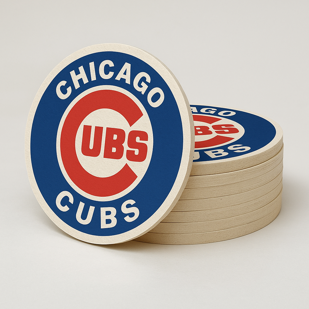 Chicago Cubs Drink Coasters (4 Pack)
