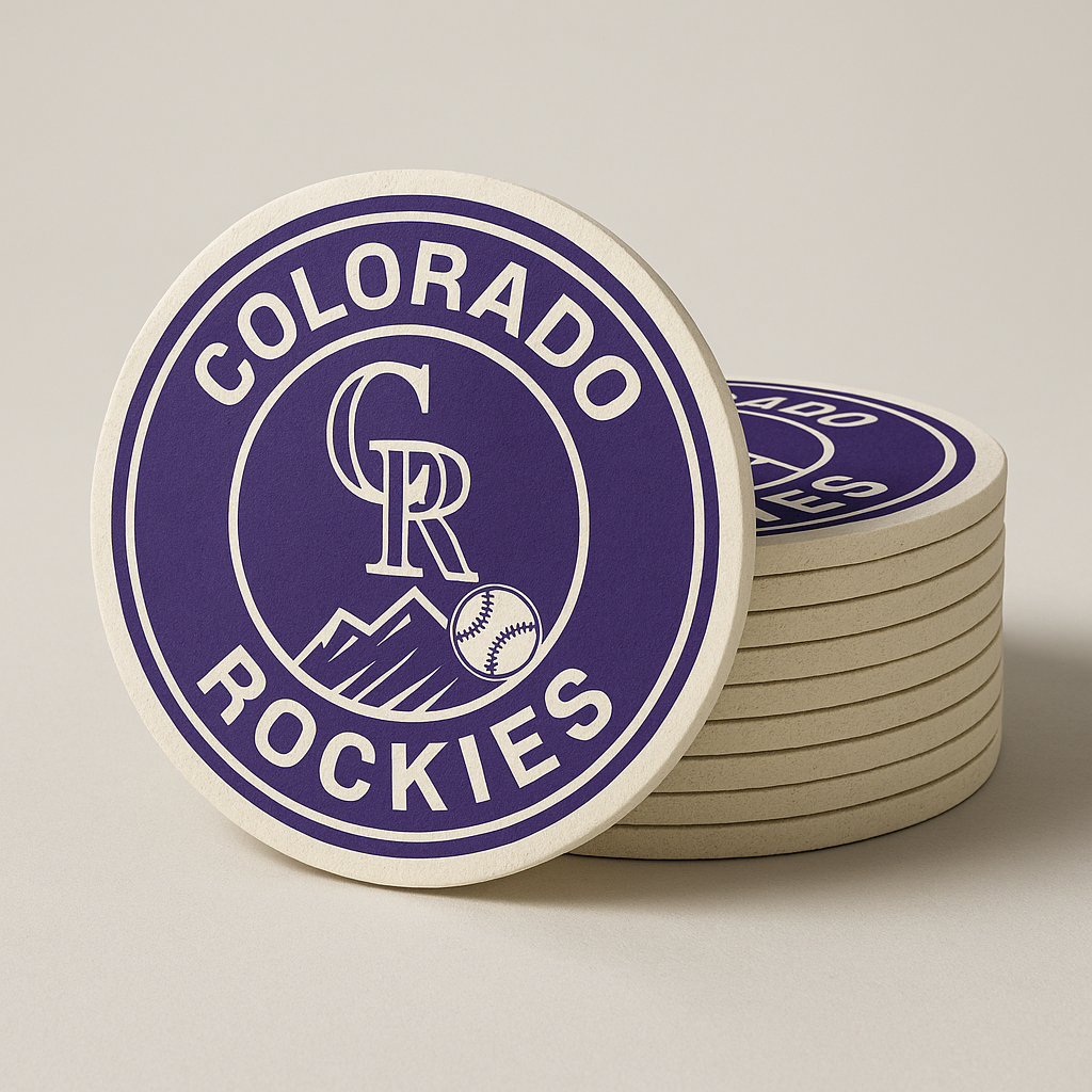 Colorado Rockies Drink Coasters (4 Pack)