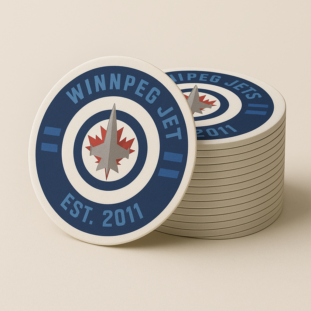 Winnipeg Jets Drink Coasters (4 Pack)