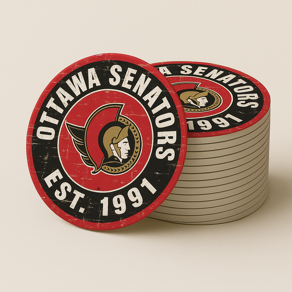 Ottawa Senators Drink Coasters (4 Pack)