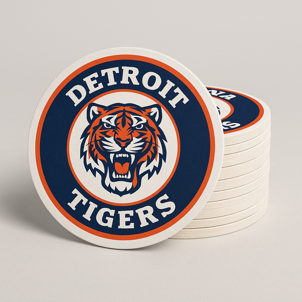 Detroit Tigers Drink Coasters (4 Pack)