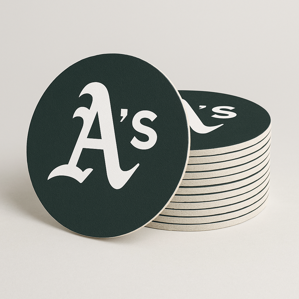 Oakland Athletics Drink Coasters (4 Pack)