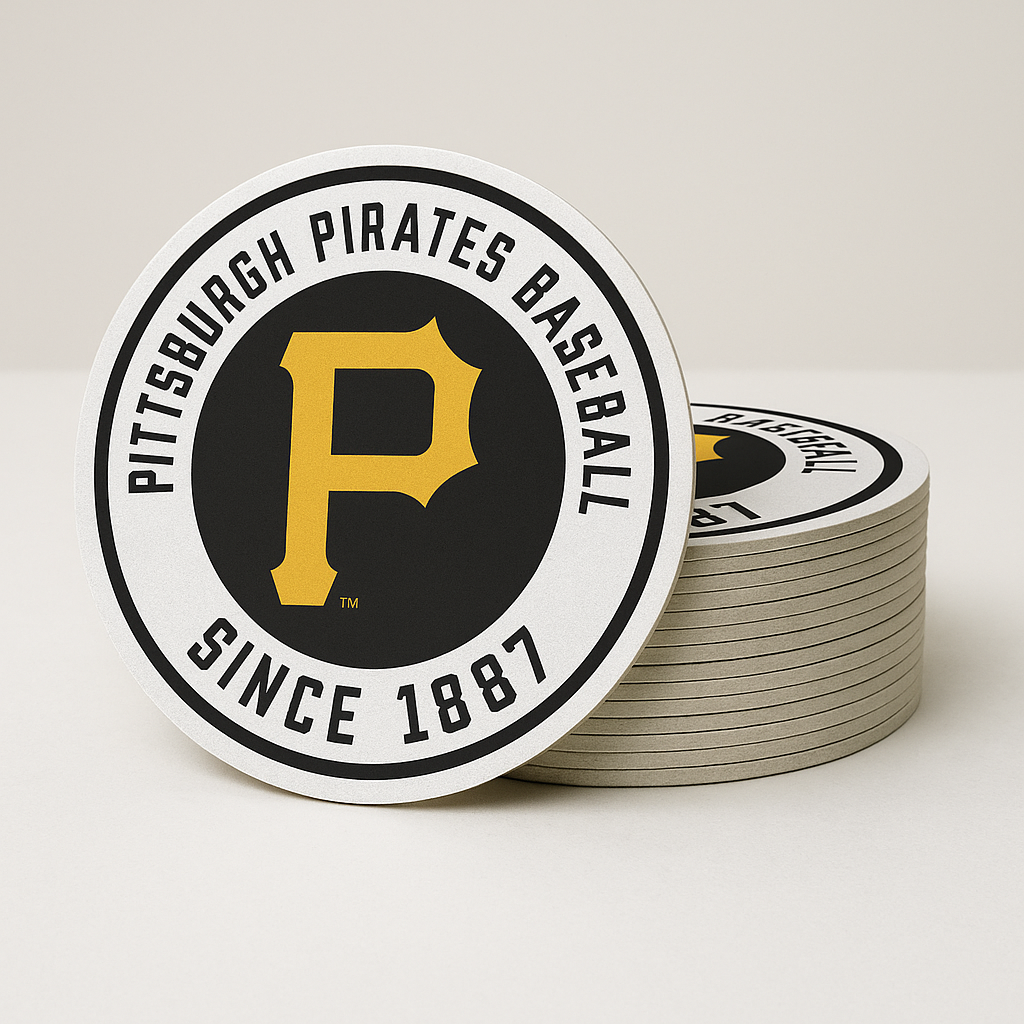Pittsburgh Pirates Drink Coasters (4 Pack)