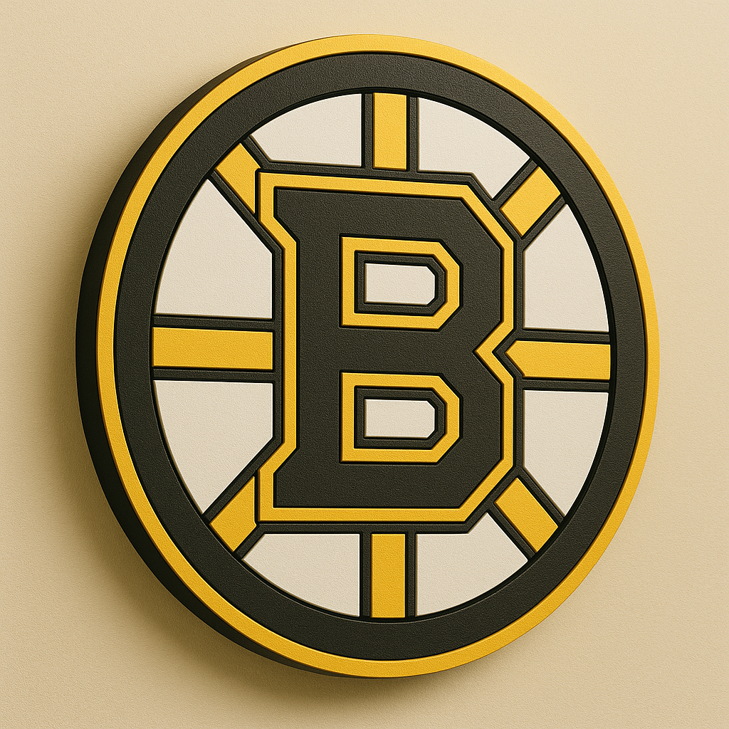 Boston Bruins 3D Wall Plaque