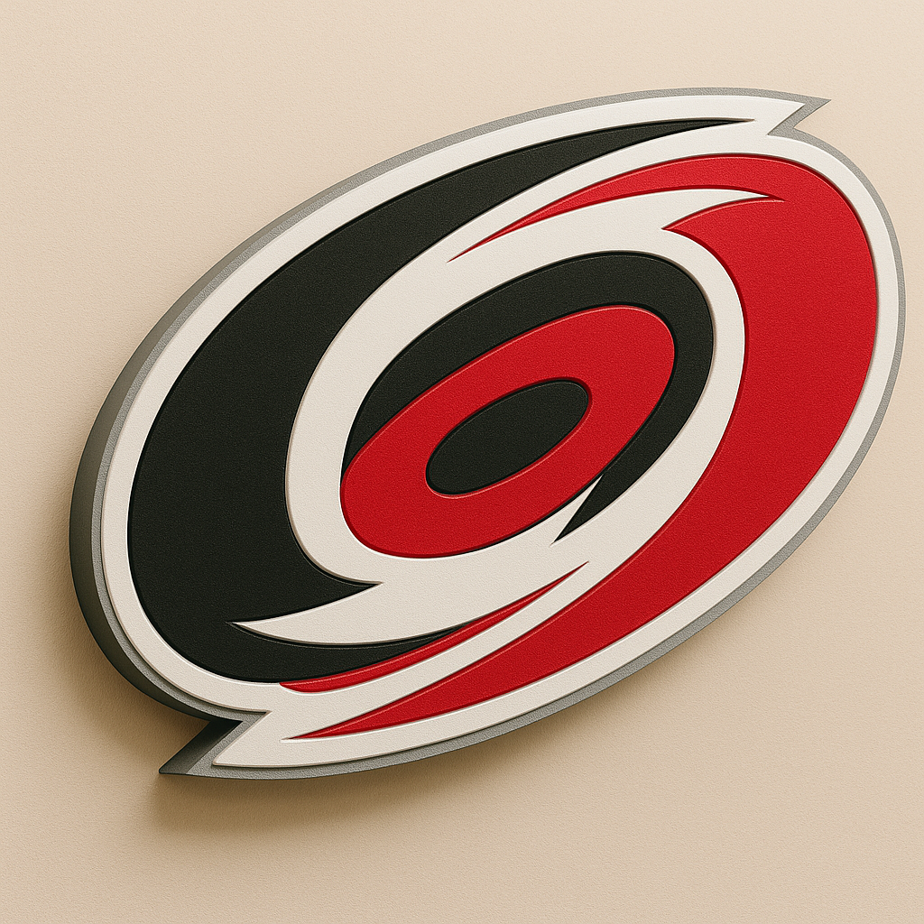 Carolina Hurricanes 3D Wall Plaque