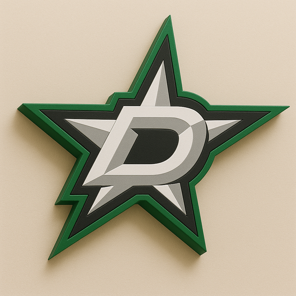 Dallas Stars 3D Wall Plaque