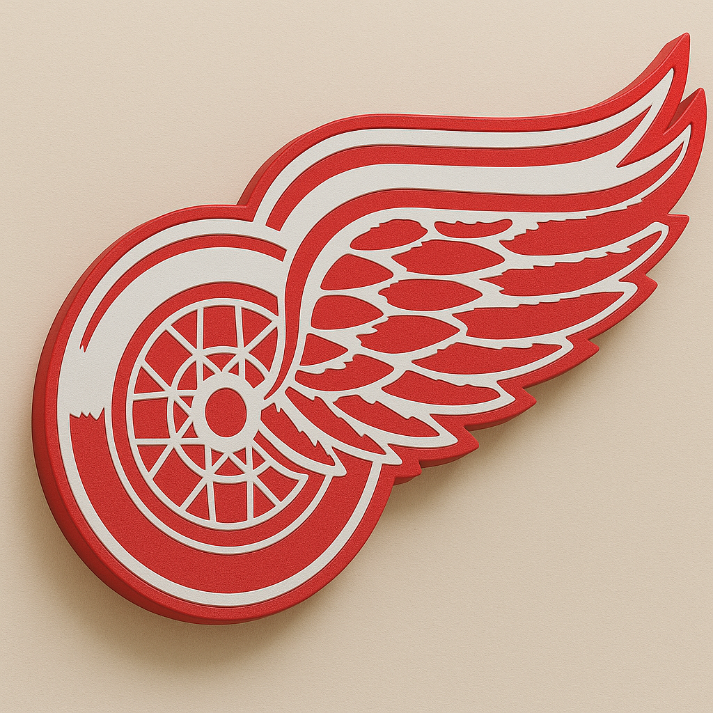 Detroit Red Wings 3D Wall Plaque