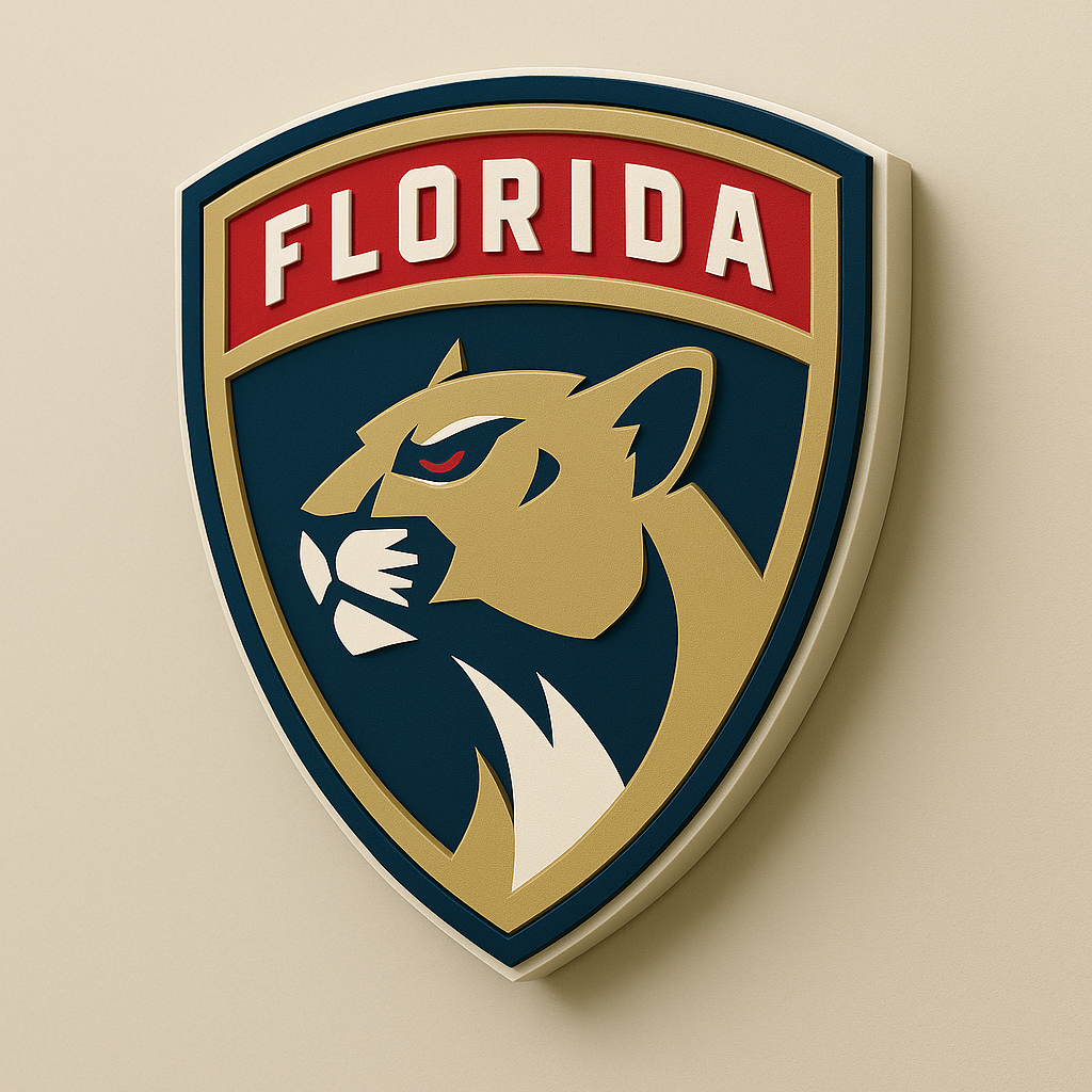 Florida Panthers 3D Wall Plaque