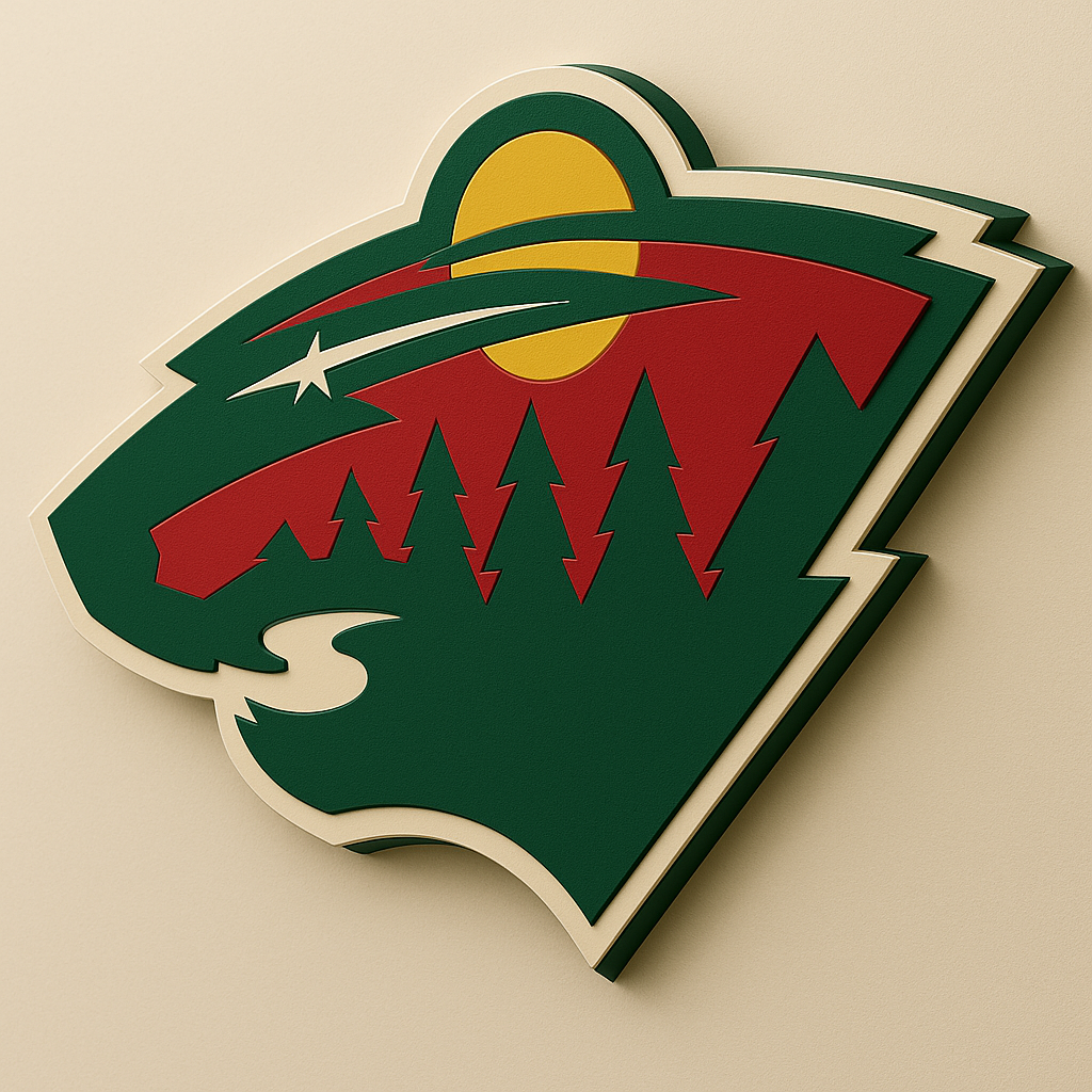 Minnesota Wild 3D Wall Plaque