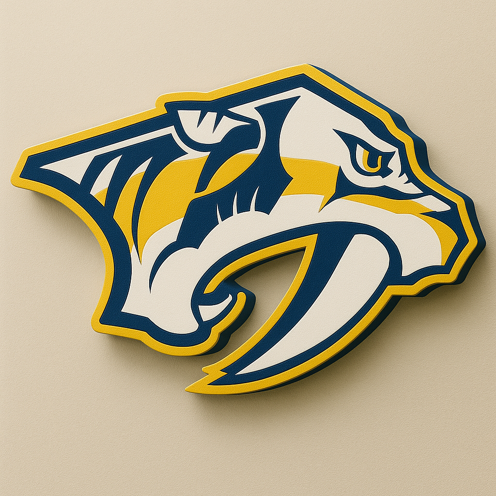 Nashville Predators 3D Wall Plaque