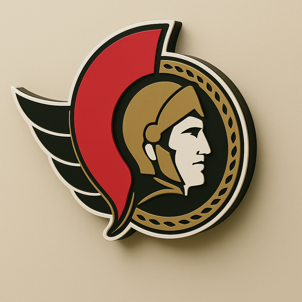 Ottawa Senators 3D Wall Plaque