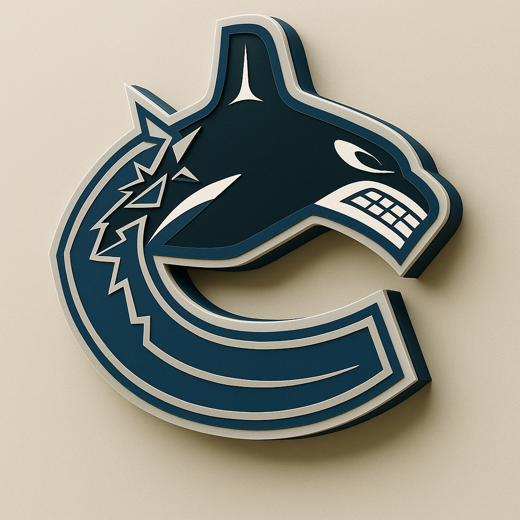 Vancouver Canucks 3D Wall Plaque