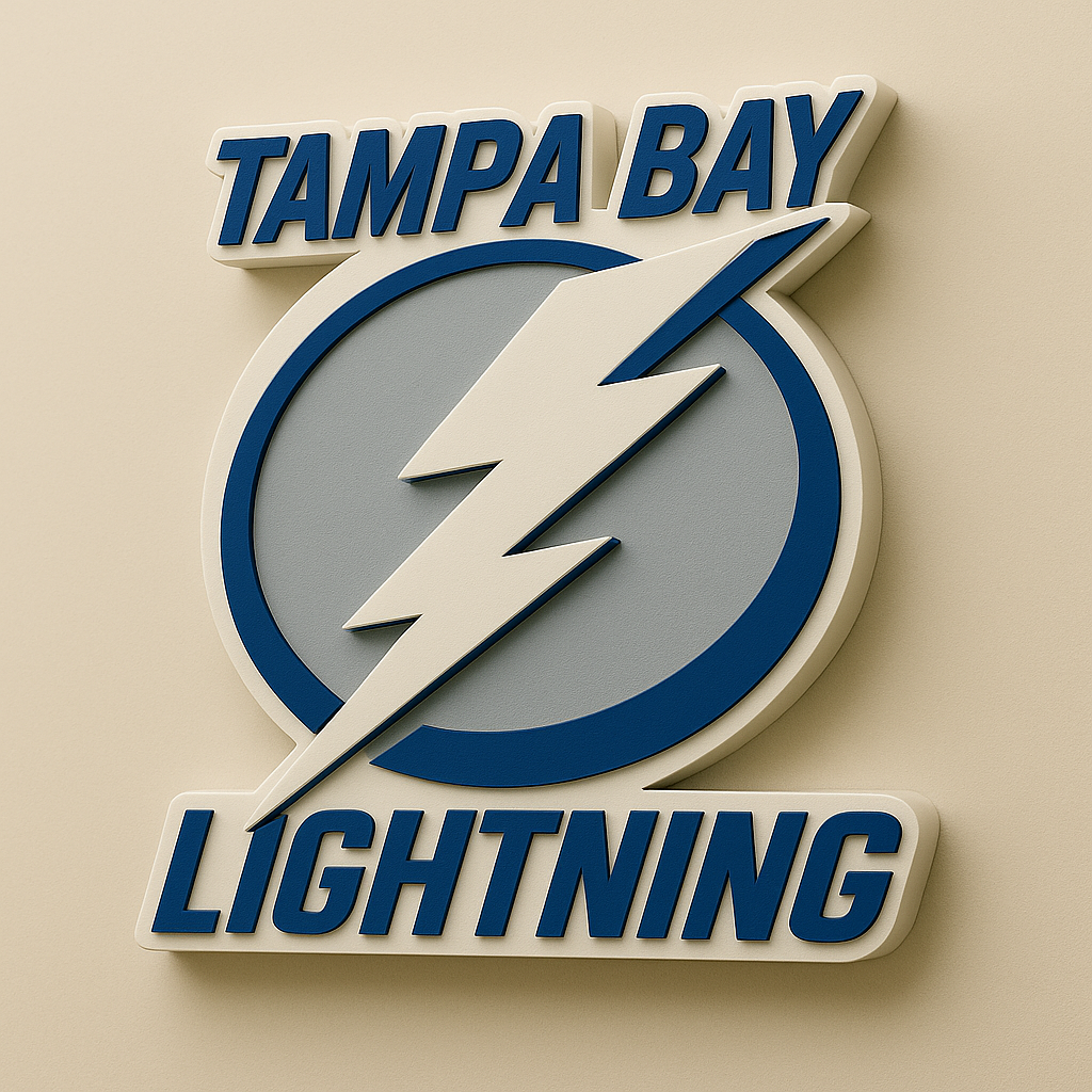 Tampa Bay Lightning 3D Wall Plaque
