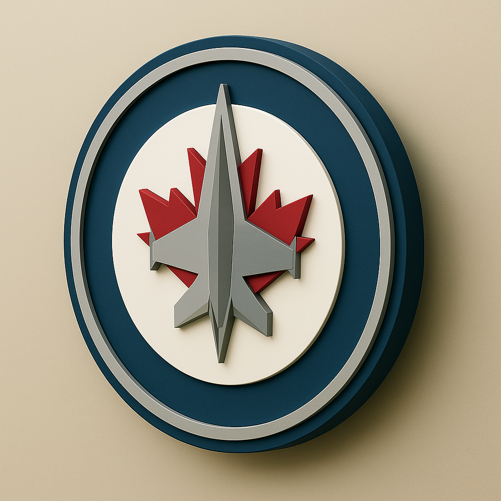 Winnipeg Jets 3D Wall Plaque