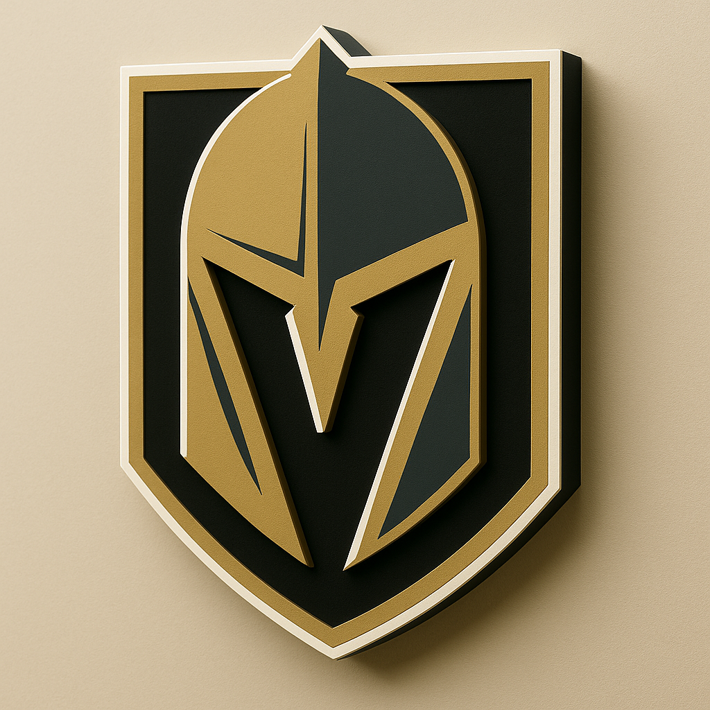 Vegas Golden Knights 3D Wall Plaque