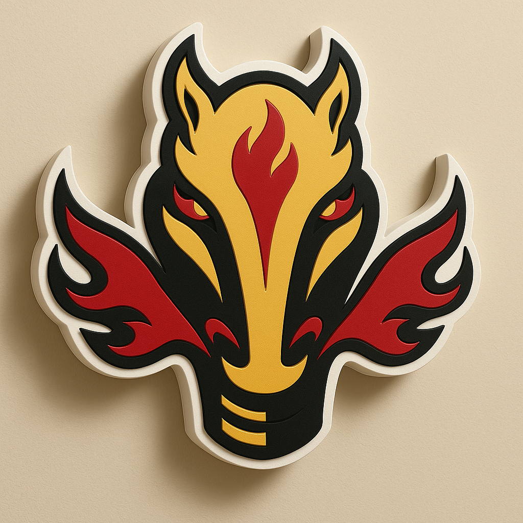 Calgary Flames 3D Wall Plaque