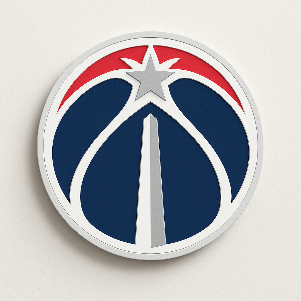Washington Wizards 3D Wall Plaque