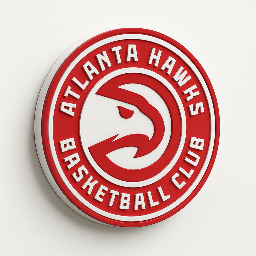 Atlanta Hawks 3D Wall Plaque