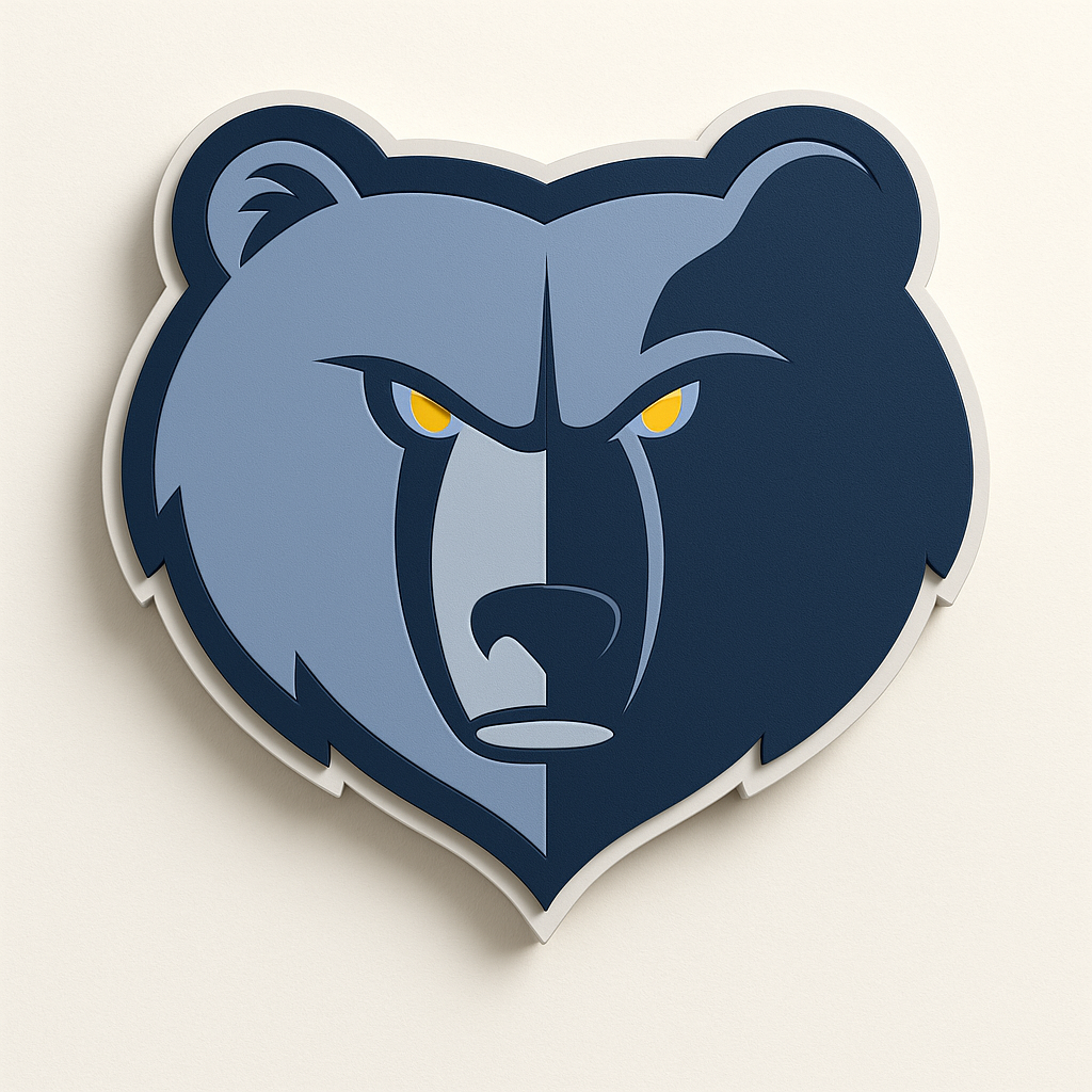 Memphis Grizzlies 3D Wall Plaque