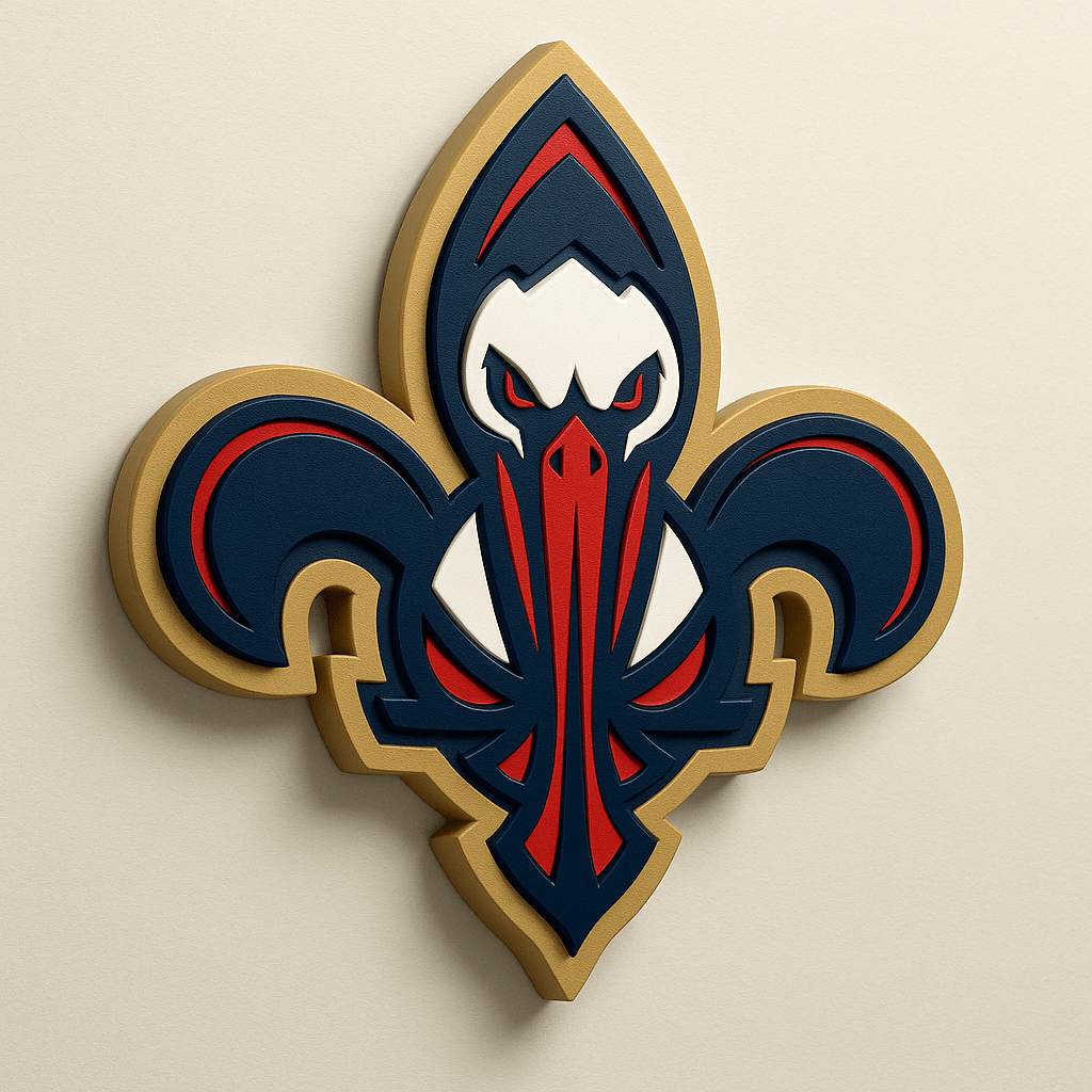 New Orleans Pelicans 3D Wall Plaque - Sign Guy