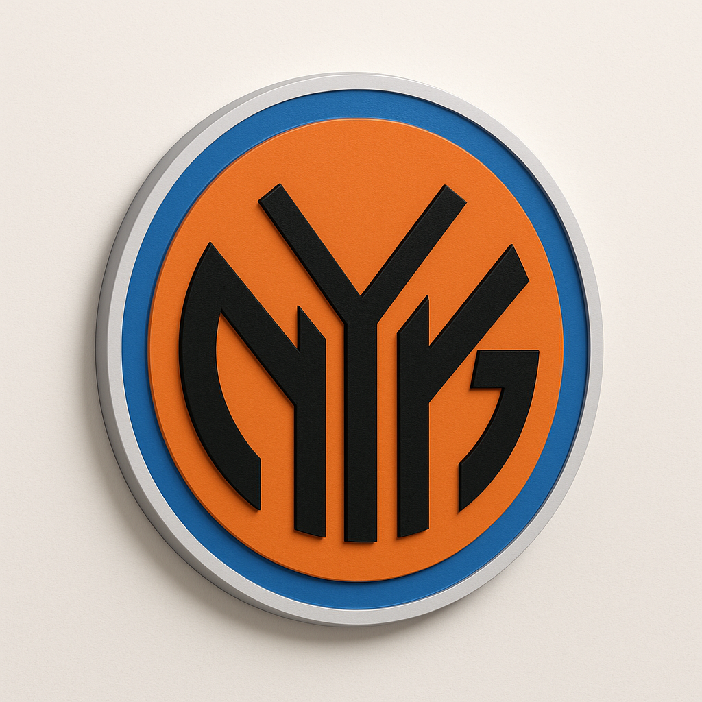 New York Knicks 3D Wall Plaque