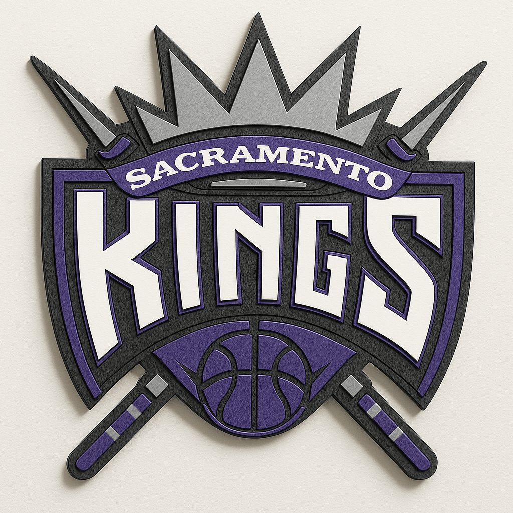 Sacramento Kings 3D Wall Plaque - Sign Guy