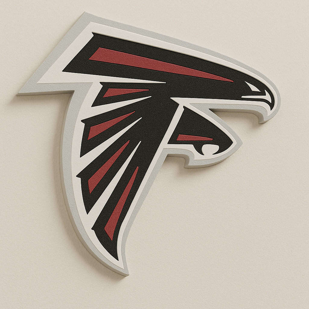 Atlanta Falcons 3D Wall Plaque