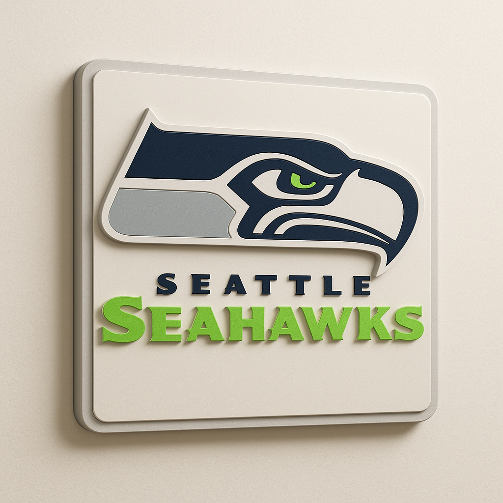 Seattle Seahawks 3D Wall Plaque