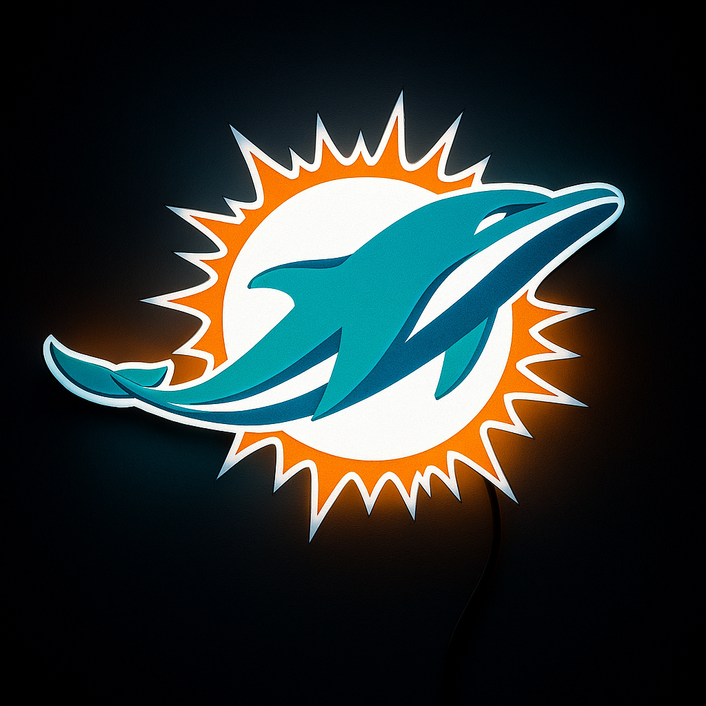 Miami Dolphins LED Sign