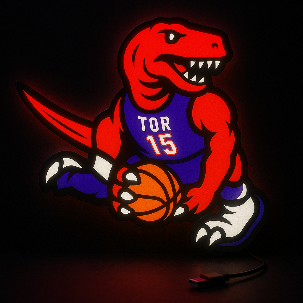 Toronto Raptors VC Tribute LED Bar Light