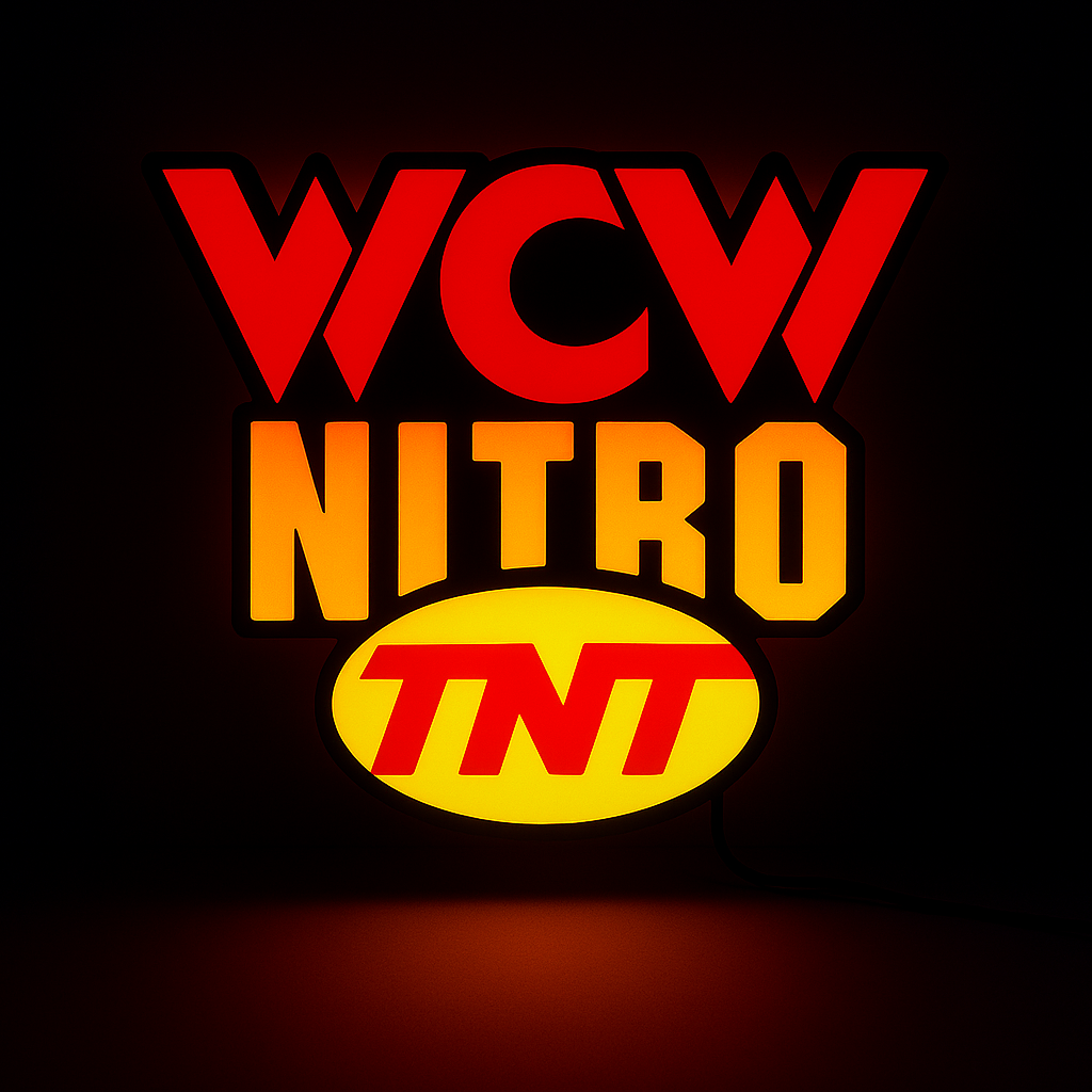 WCW Nitro on TNT Retro LED Sign