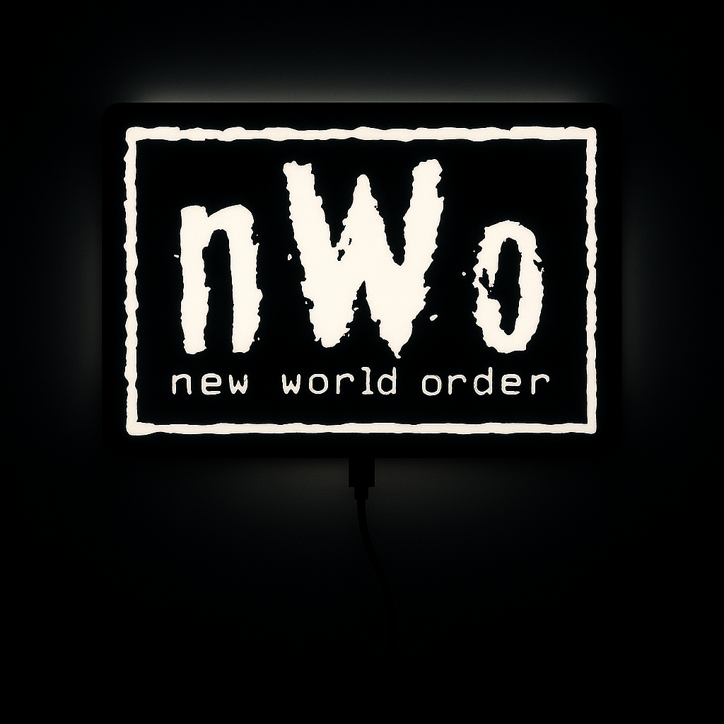 nWo New World Order LED Sign